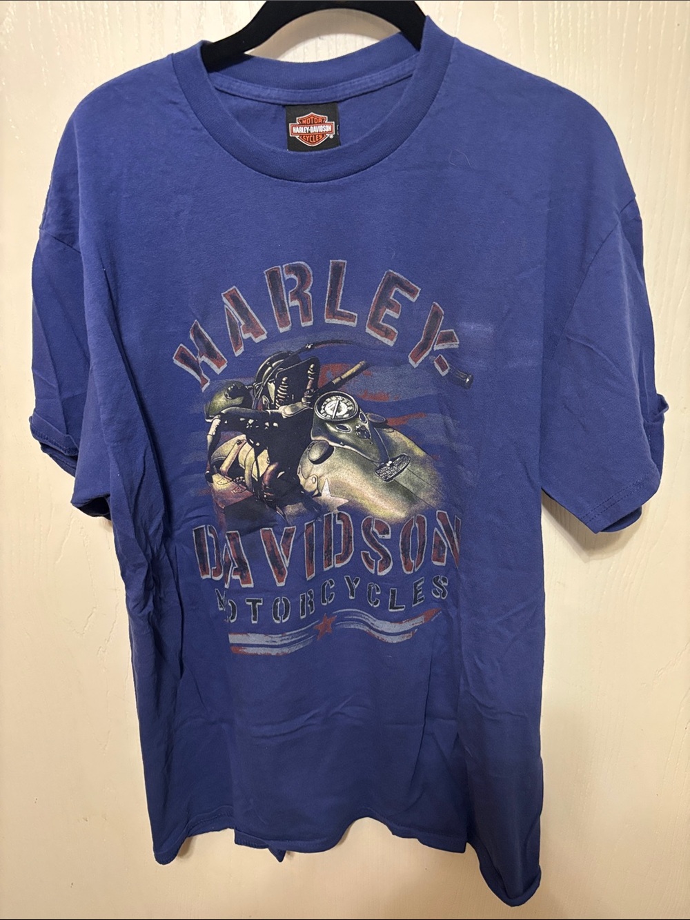 Harley-Davidson Royal Blue Graphic Motorcycle Tee